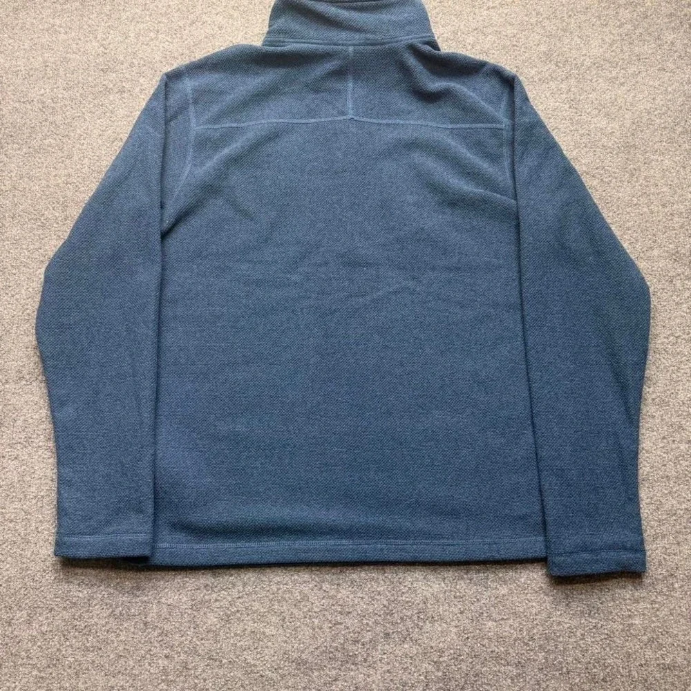 Mens‎ north face fleece 1/4 zip size large blue